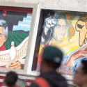 Murals of César Chávez and Malcolm X