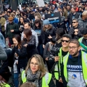 International visiting teaching students participate in MLK Day march 