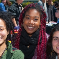 SFSU students on campus for Discover SFSU event